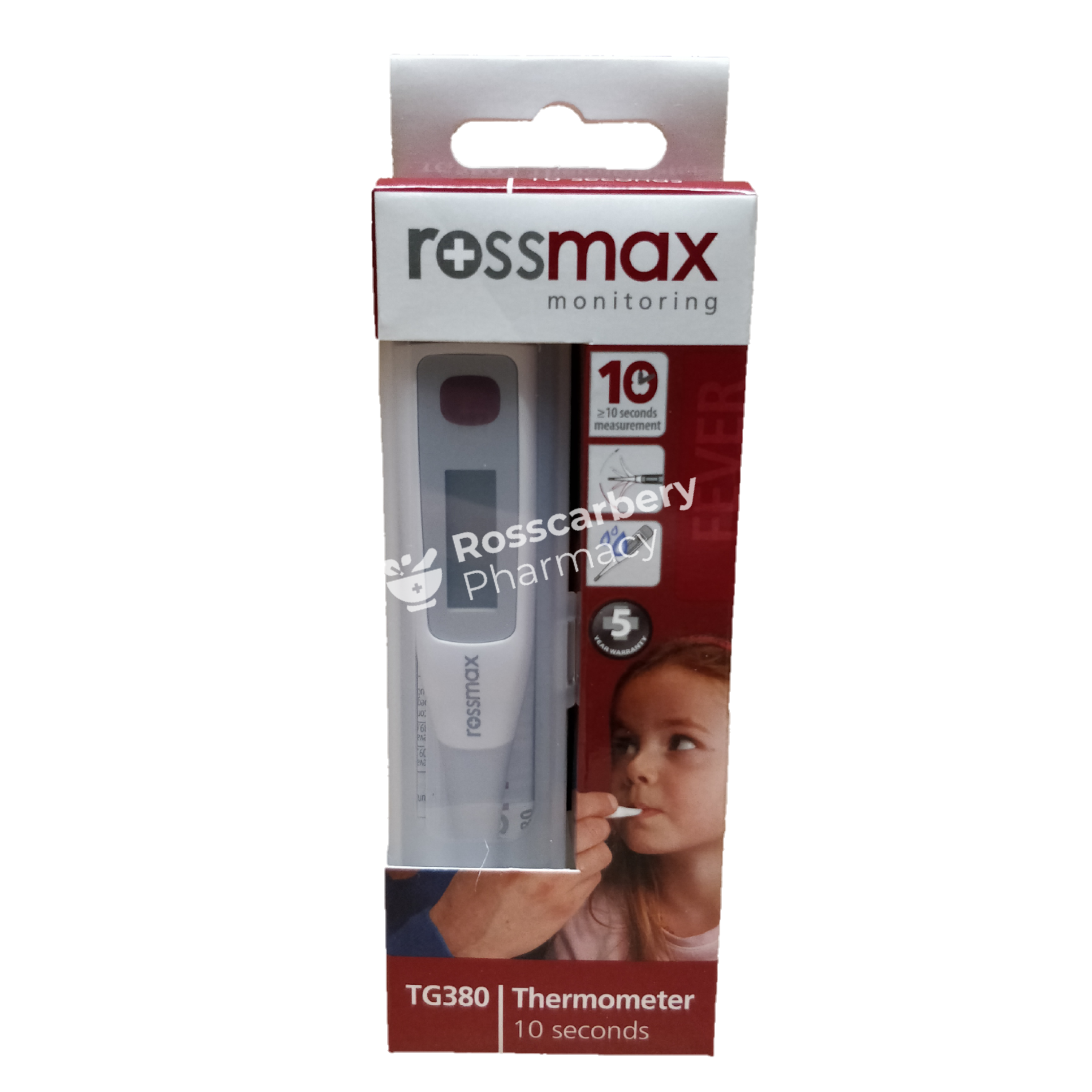Rossmax Thermomètre Professionnel - Mesure Précise Température Frontale En 1 Seconde