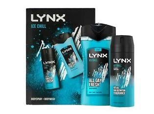 Lynx Ice Chill Body Spray & Body Wash Set