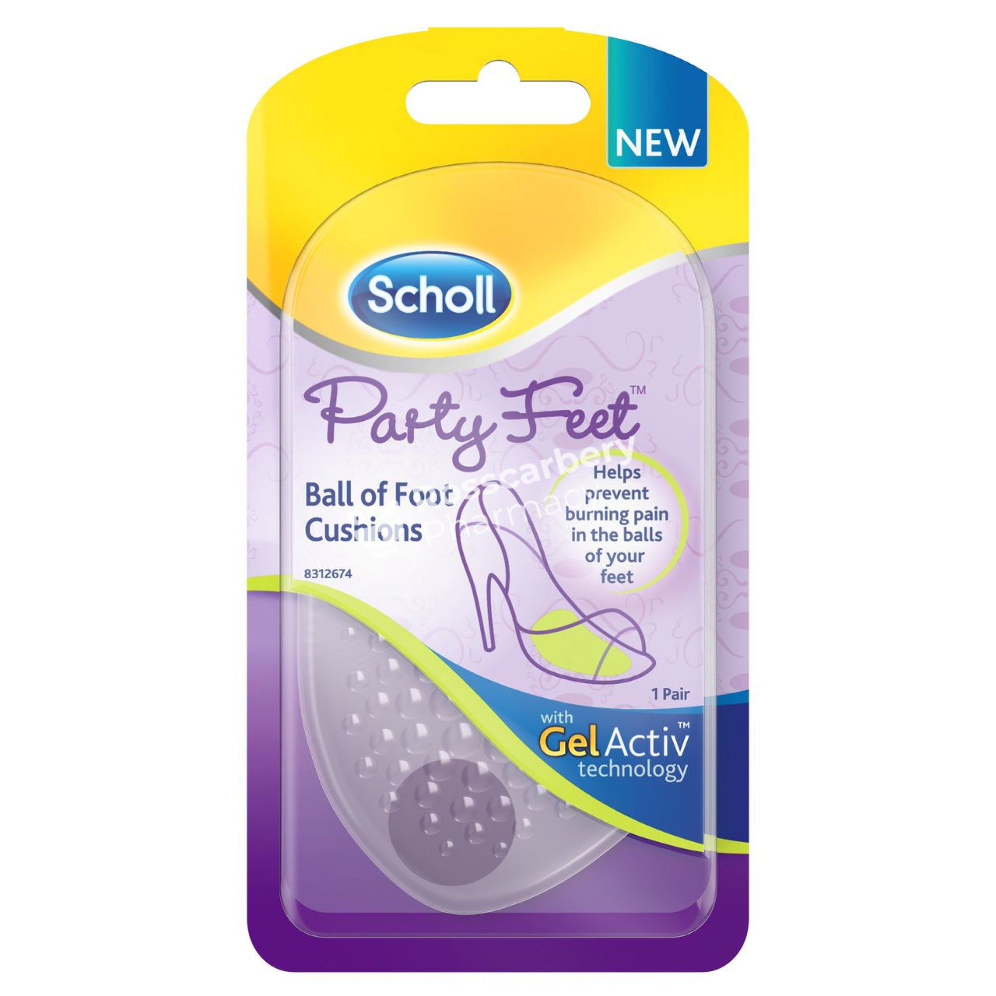 Scholl Party Feet Ball Of Foot Cushions Accessories