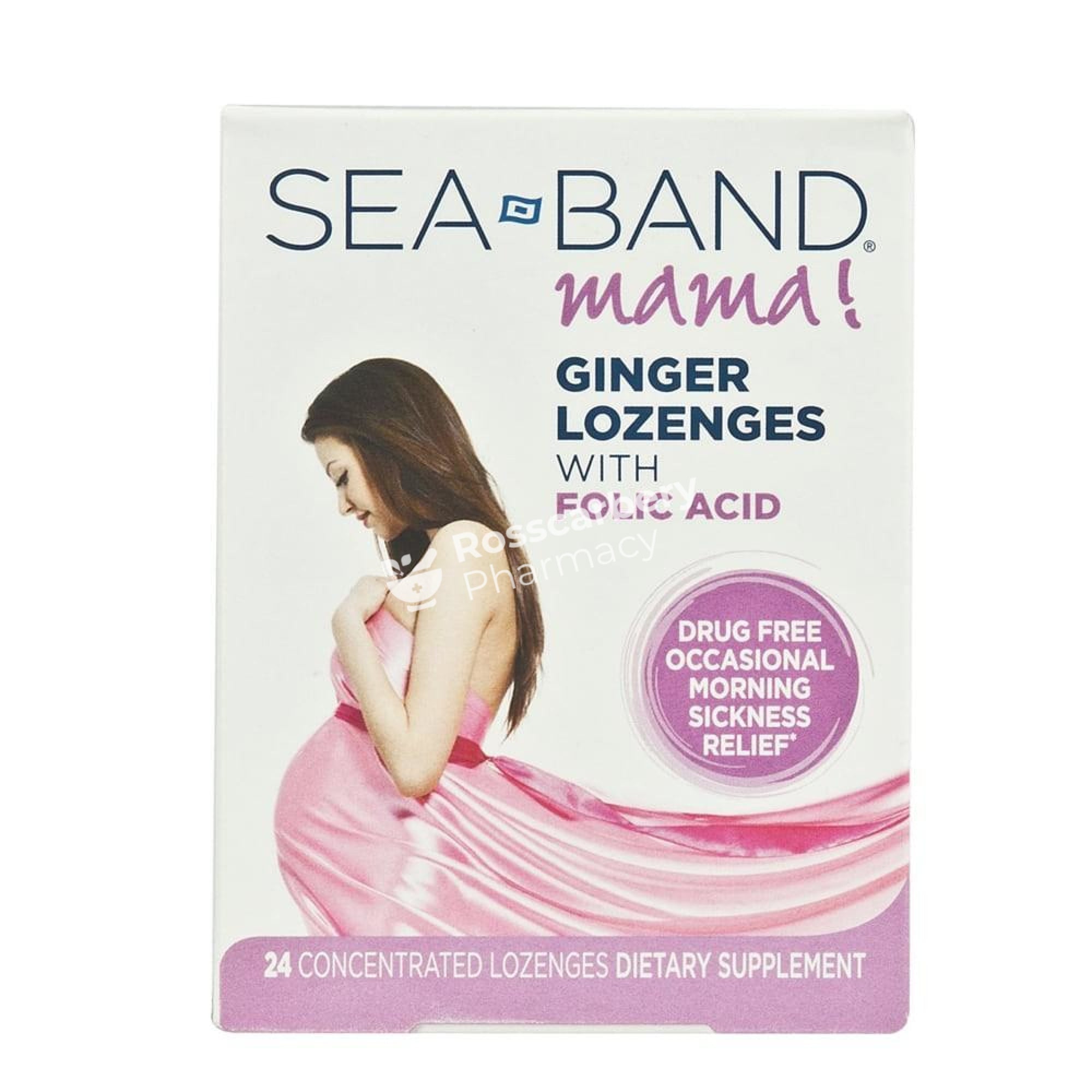 Sea-Band Mama Sugar Free Ginger Lozenges With Folic Acid Sweets/lozenges/pastilles