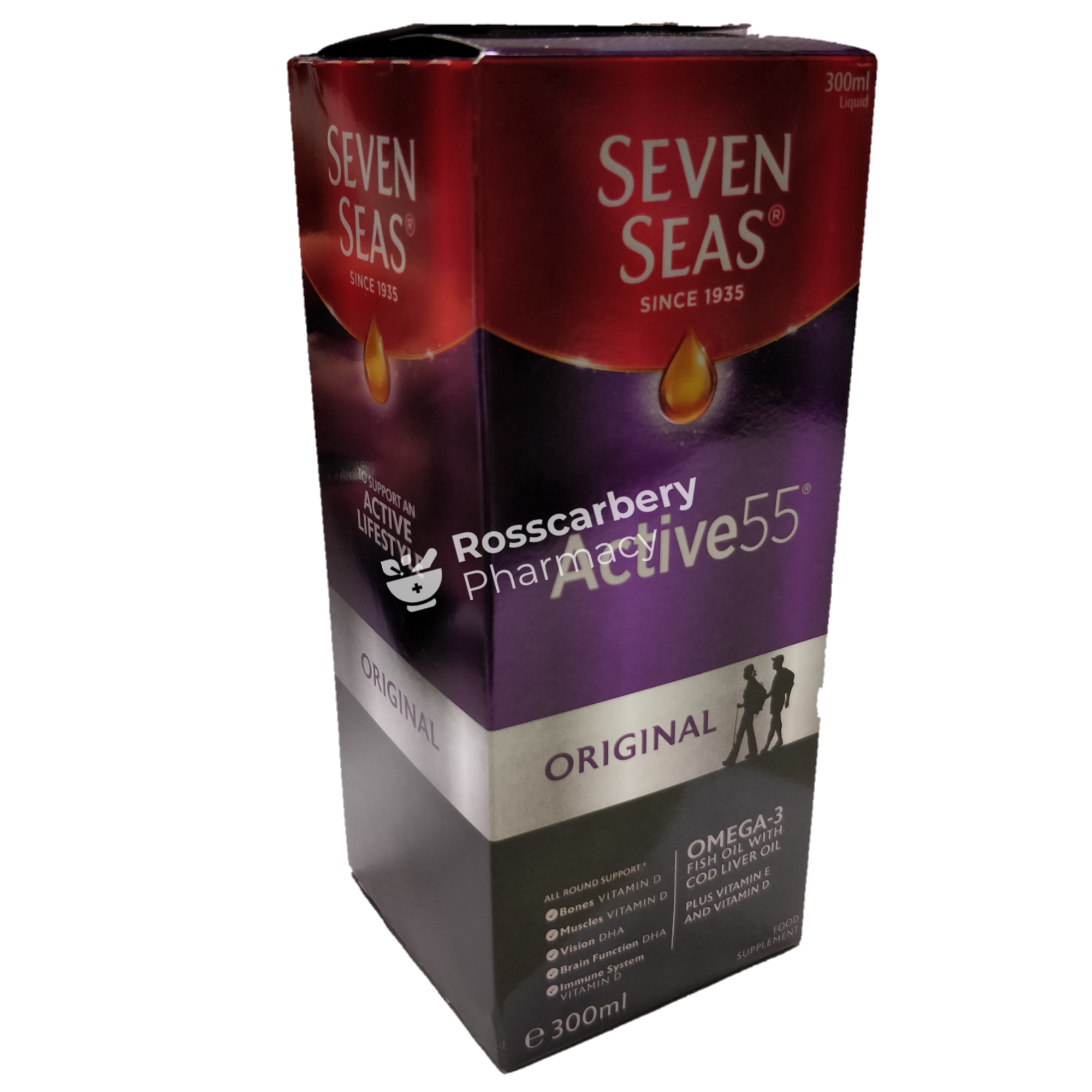 Seven Seas Active 55 Original Liquid Brain Health
