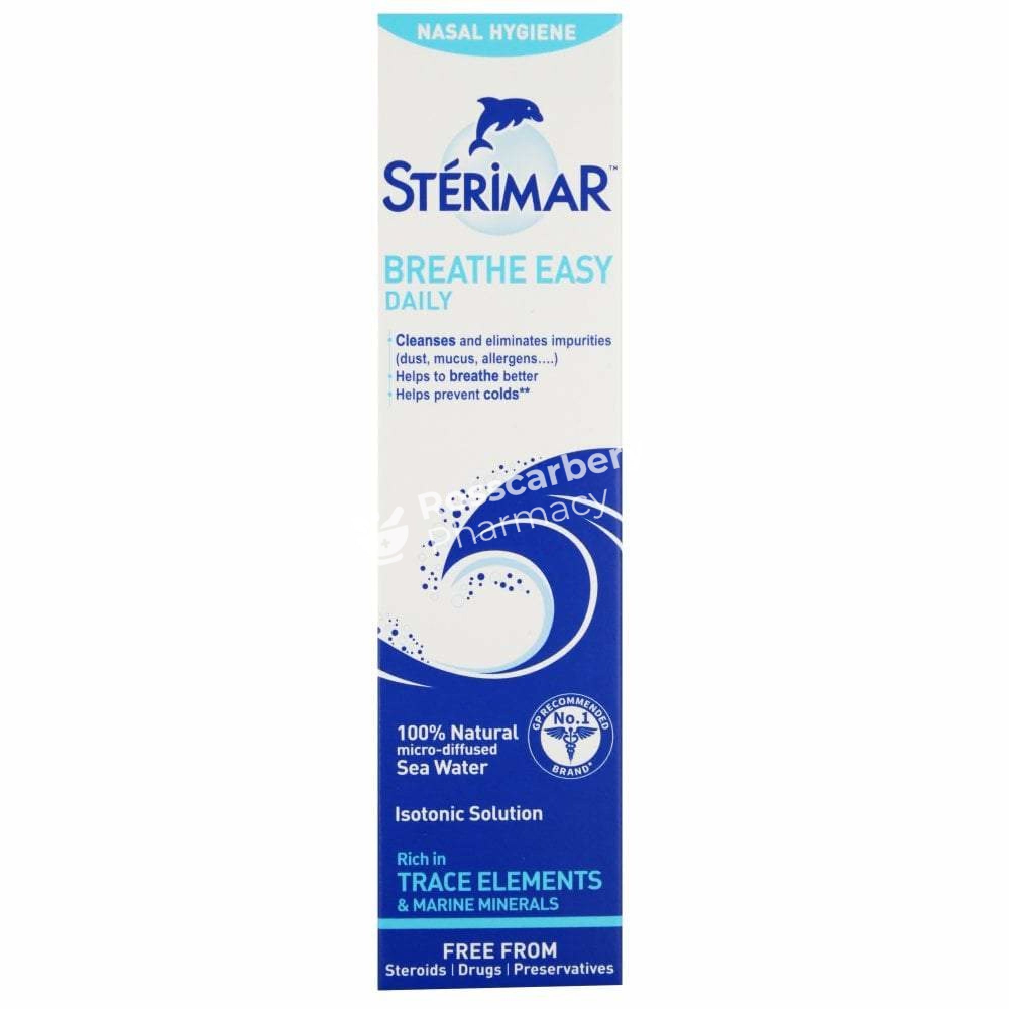 Sterimar Breathe Easy Daily Nasal Spray - Hygiene Blocked Nose & Sinus