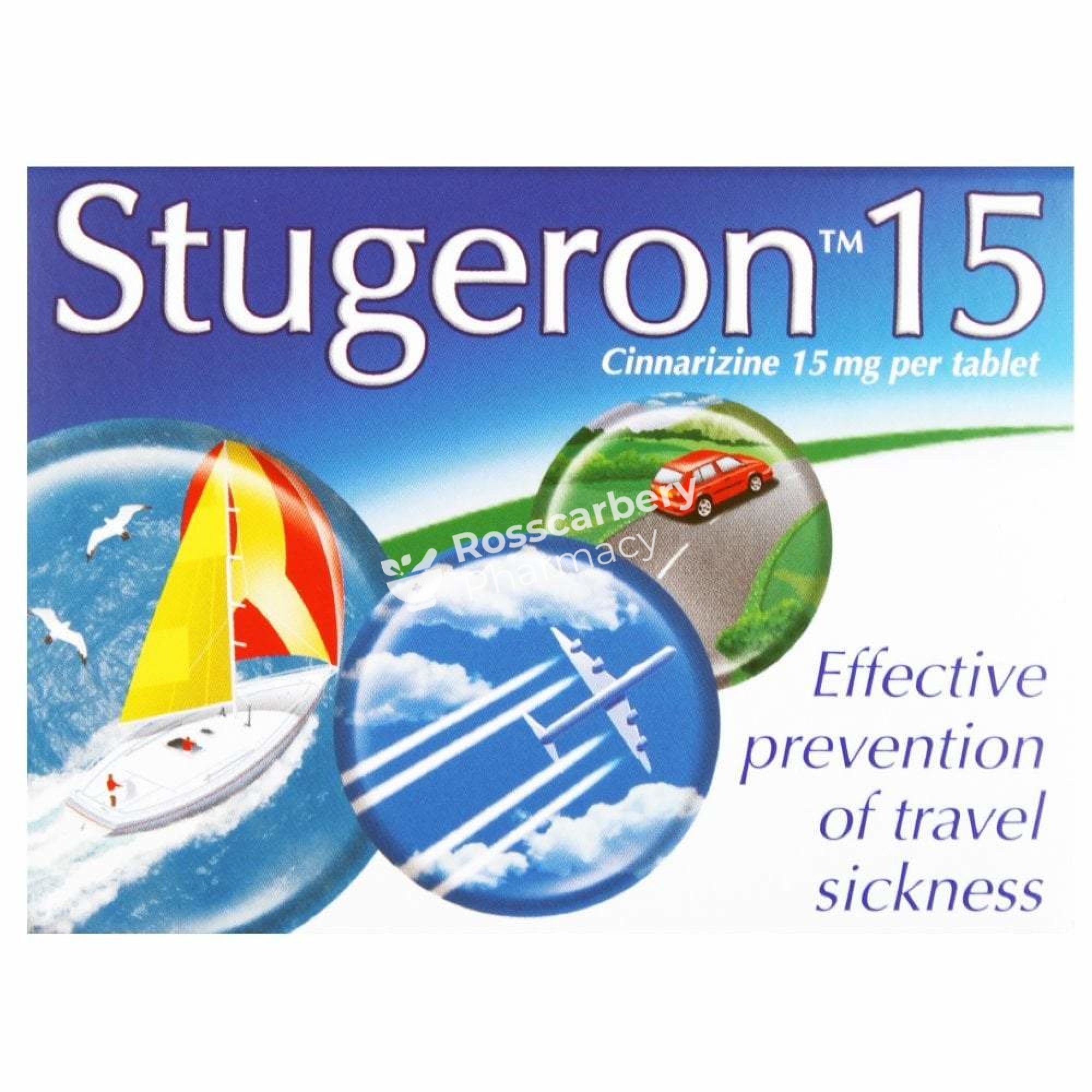 Stugeron 15Mg Travel Sickness Tablets