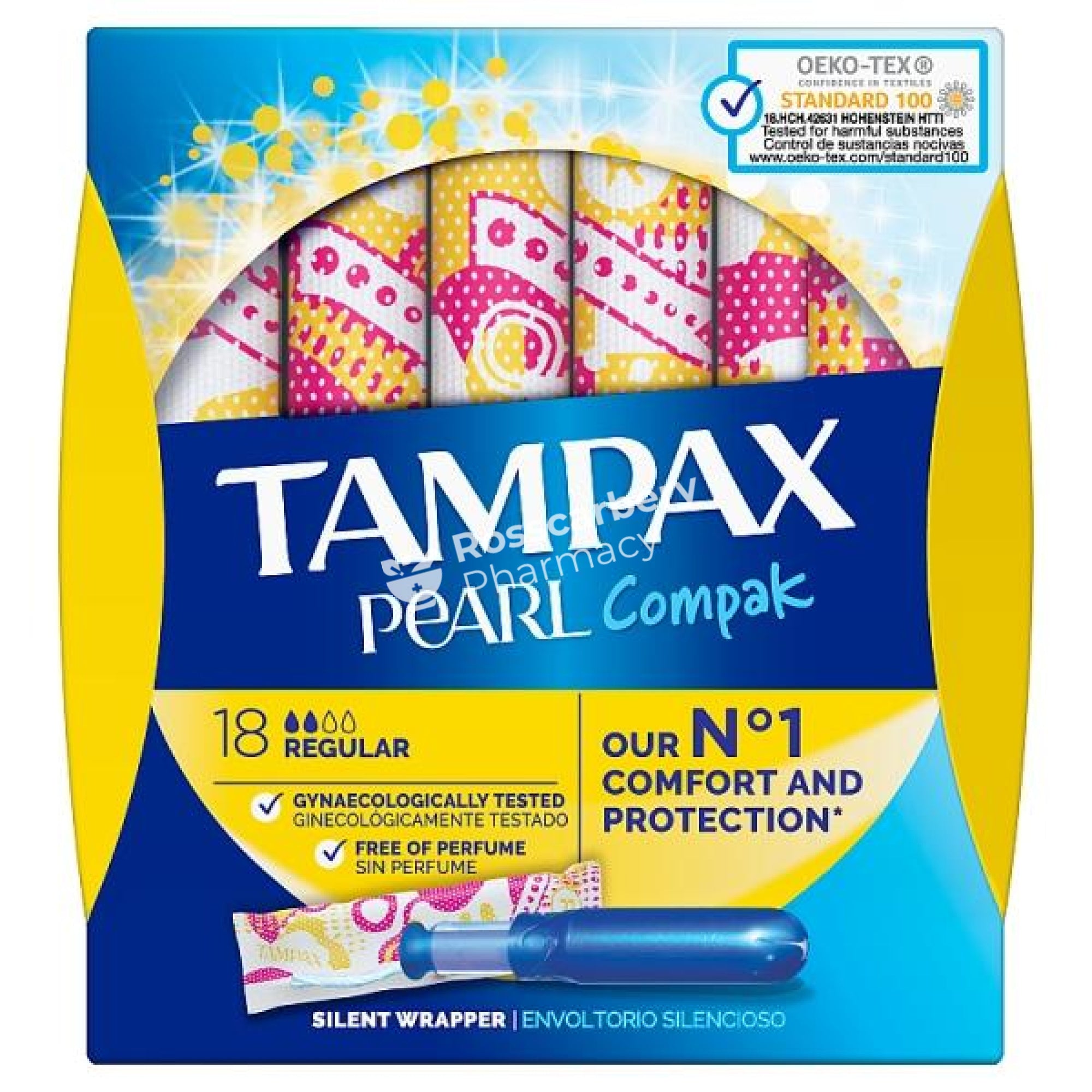 Tampax Pearl Compak Applicator Tampons - Regular