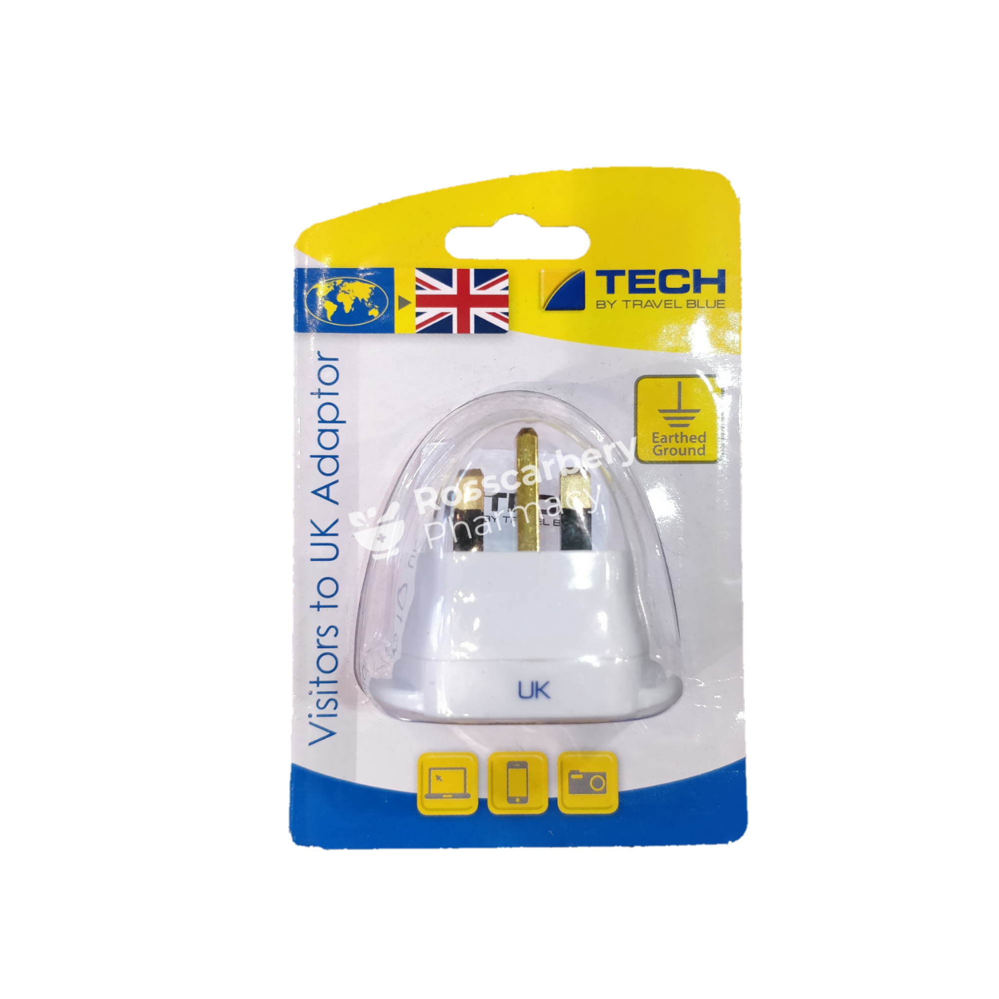 Tech By Travel Blue Visitor To Uk Adaptor