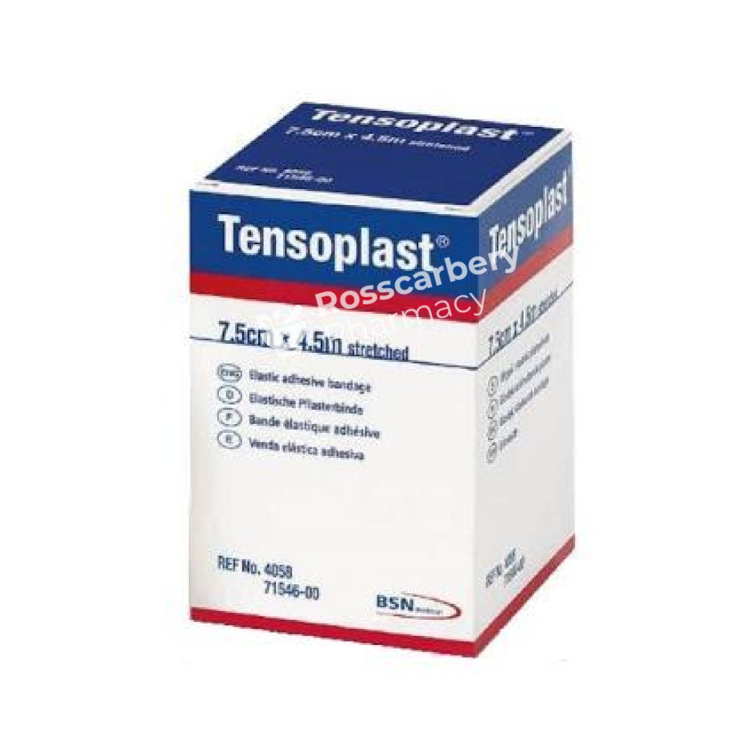 Tensoplast Elastic Adhesive Bandage 7.5Cm X 4.5M Bandages Dressings &amp; Plasters