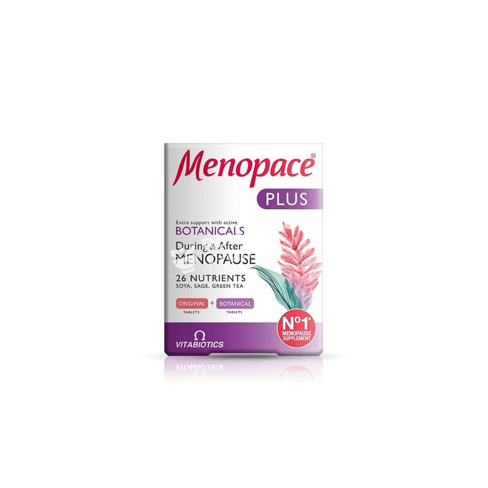 Vitabiotics - Menopace Plus Dual Pack 28 Original Tablets + Botanical Womens Health